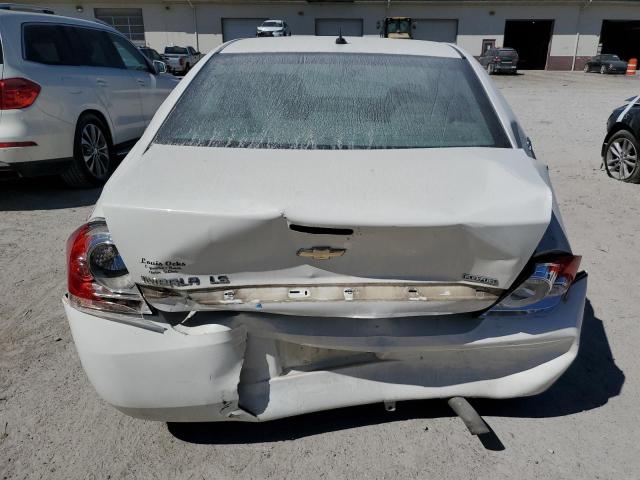 2G1WB57K691188025 - 2009 CHEVROLET IMPALA LS WHITE photo 6