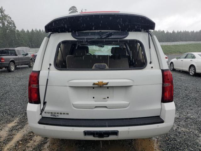 1GNSCHKC8JR216396 - 2018 CHEVROLET SUBURBAN C1500 LT WHITE photo 6