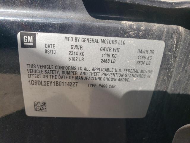 1G6DL5EY1B0114227 - 2011 CADILLAC CTS PERFORMANCE COLLECTION Қара фото 12