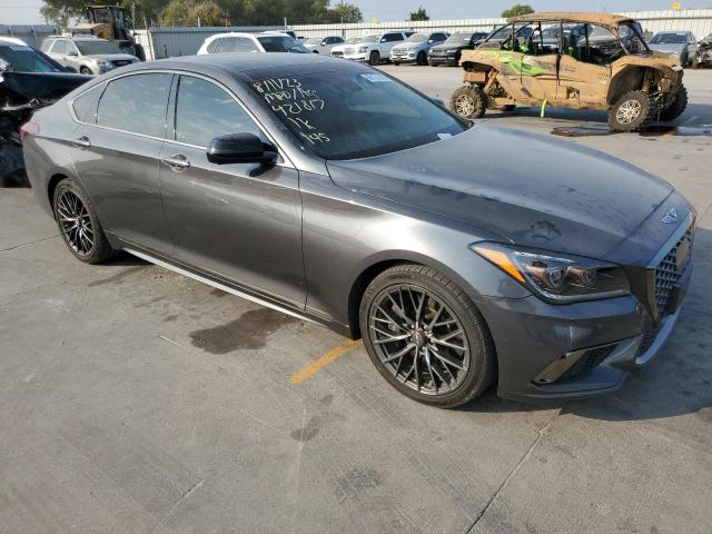 KMHGN4JB2JU261935 - 2018 GENESIS G80 SPORT GRAY photo 4