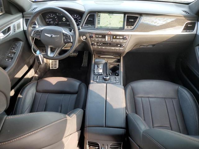 KMHGN4JB2JU261935 - 2018 GENESIS G80 SPORT GRAY photo 8