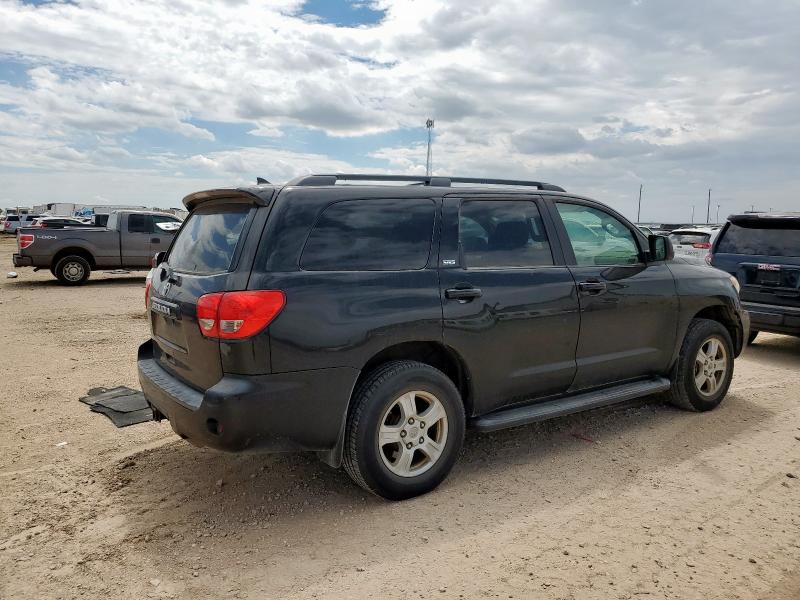 5TDZM5G11CS003546 - 2012 TOYOTA SEQUOIA SR5 BLACK photo 3