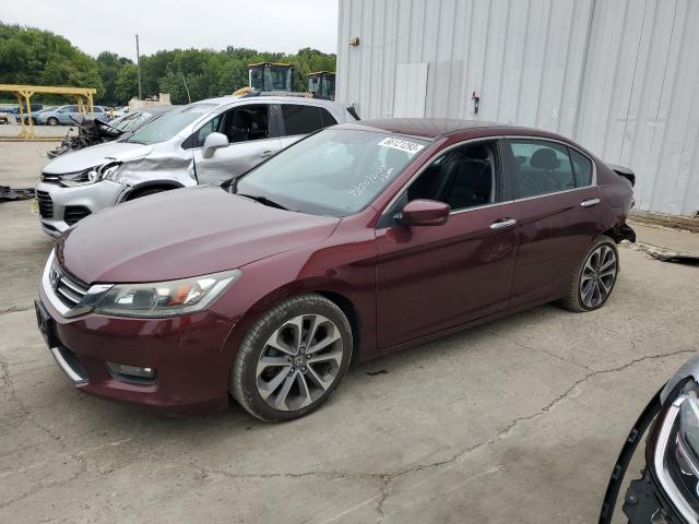 1HGCR2F54FA117845 - 2015 HONDA ACCORD SPORT BURGUNDY photo 1