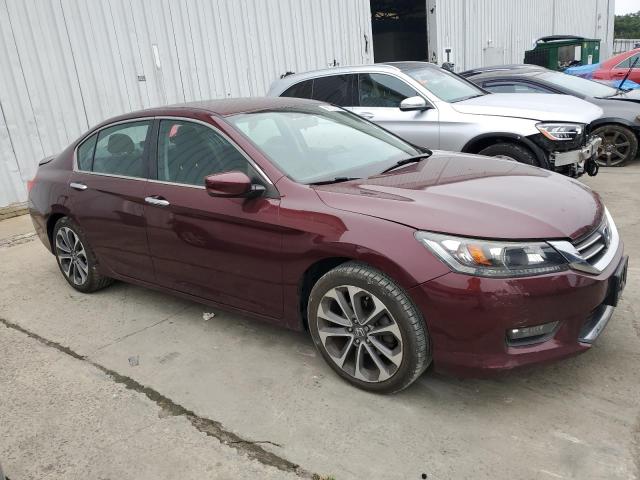 1HGCR2F54FA117845 - 2015 HONDA ACCORD SPORT BURGUNDY photo 4