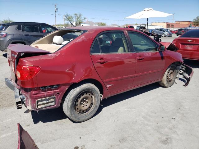 1NXBR32E76Z718151 - 2006 TOYOTA COROLLA CE MAROON photo 3