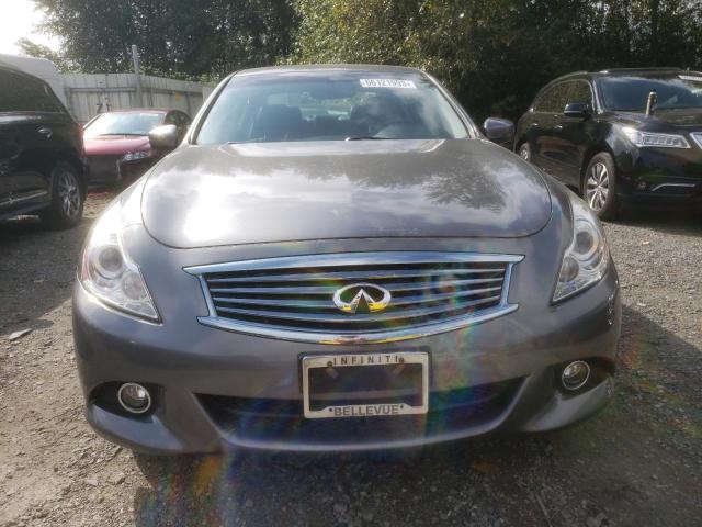 JN1CV6AR3DM754557 - 2013 INFINITI G37 GRAY photo 5