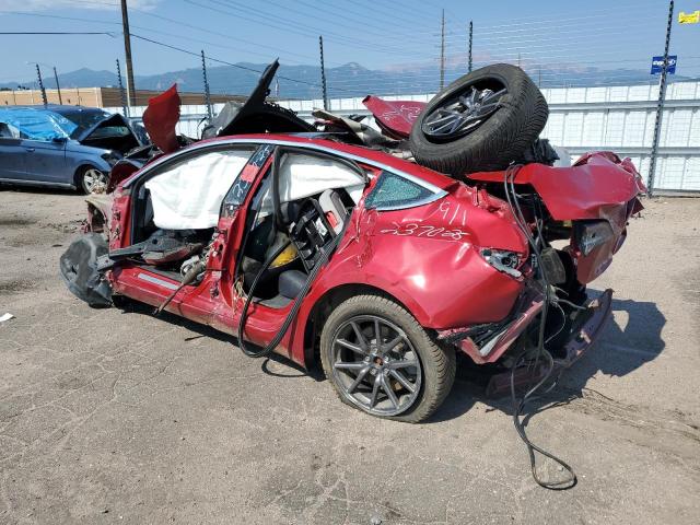 5YJ3E1EB5JF054542 - 2018 TESLA MODEL 3 Qırmızı foto 2