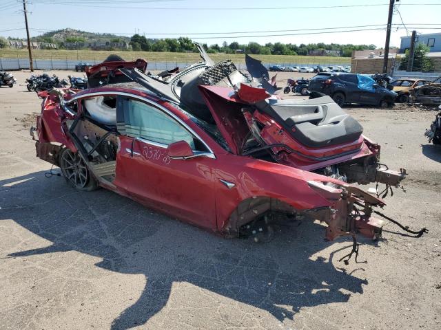 5YJ3E1EB5JF054542 - 2018 TESLA MODEL 3 Qırmızı foto 4