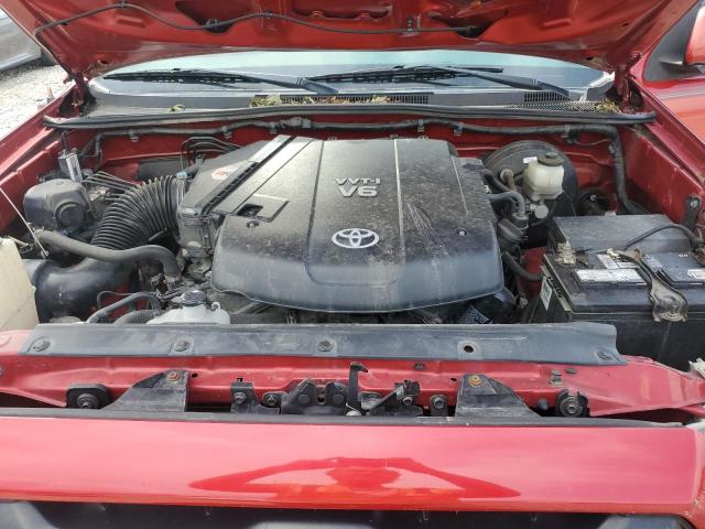 3TMJU4GN9CM136548 - 2012 TOYOTA TACOMA DOUBLE CAB PRERUNNER RED photo 11