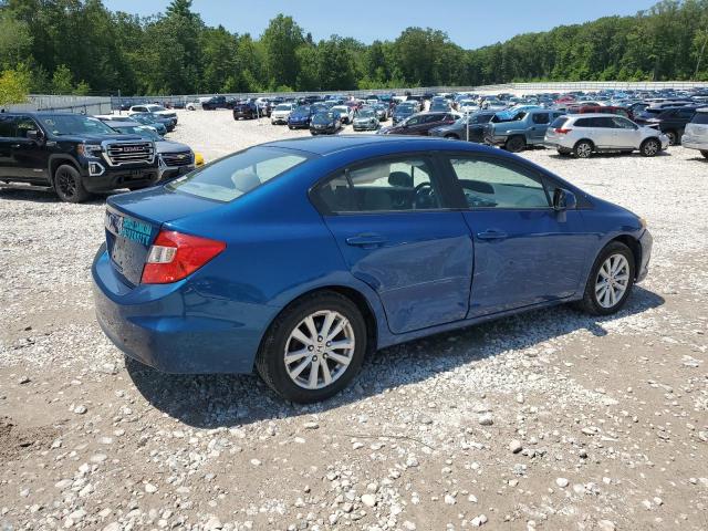 2HGFB2F85CH502534 - 2012 HONDA CIVIC EX BLUE photo 3