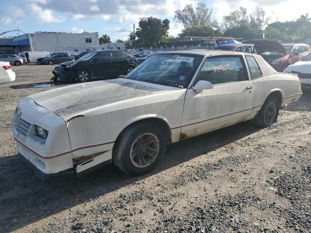 1G1GZ11G9HP125693 - 1987 CHEVROLET MONTE CARL WHITE photo 1