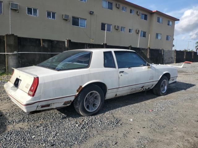 1G1GZ11G9HP125693 - 1987 CHEVROLET MONTE CARL WHITE photo 3