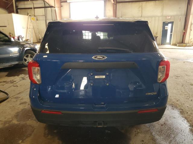 1FM5K8AW7MNA19103 - 2021 FORD EXPLORER POLICE INTERCEPTOR BLUE photo 6