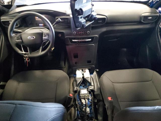 1FM5K8AW7MNA19103 - 2021 FORD EXPLORER POLICE INTERCEPTOR BLUE photo 8