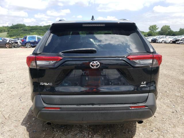 2T3F1RFV9KW044916 - 2019 TOYOTA RAV4 LE შავი ფოტო 6