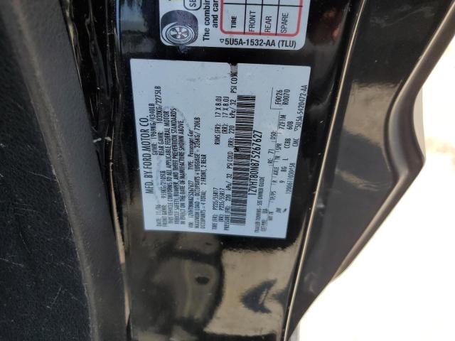 1ZVHT80N875267627 - 2007 FORD MUSTANG BLACK photo 12