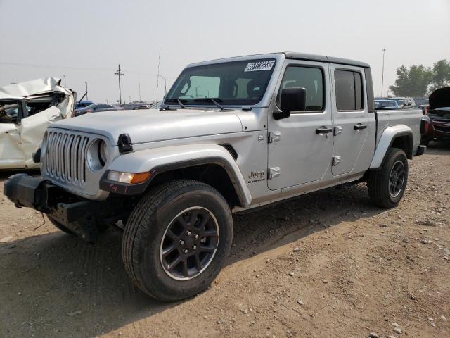 1C6HJTFG0PL540003 - 2023 JEEP GLADIATOR OVERLAND SILVER photo 1