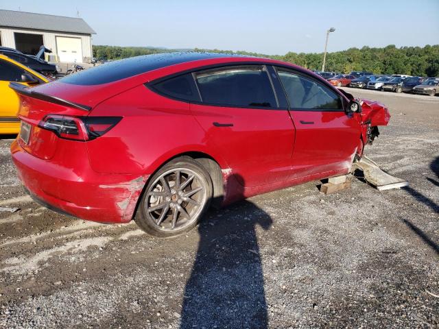 5YJ3E1EAXKF486410 - 2019 TESLA MODEL 3 RED photo 3