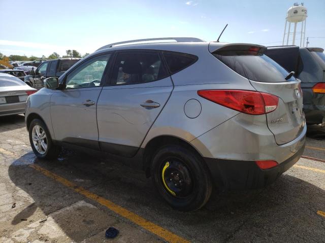 KM8JUCAC1DU738659 - 2013 HYUNDAI TUCSON GLS SILVER photo 2