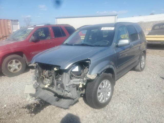 JHLRD77885C041744 - 2005 HONDA CR-V EX SILVER photo 2