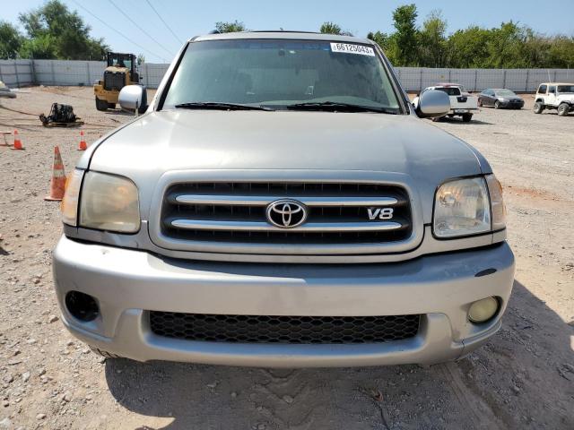 5TDZT38A73S164716 - 2003 TOYOTA SEQUOIA LIMITED SILVER photo 5