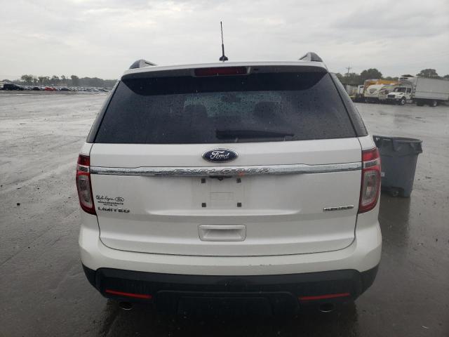 1FM5K7F86EGA41250 - 2014 FORD EXPLORER LIMITED WHITE photo 6