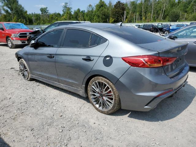 KMHD04LB8HU345749 - 2017 HYUNDAI ELANTRA SPORT GRAY photo 2