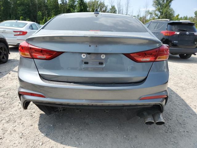 KMHD04LB8HU345749 - 2017 HYUNDAI ELANTRA SPORT GRAY photo 6