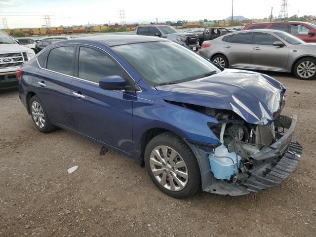 3N1AB7AP5GY295294 - 2016 NISSAN SENTRA S BLUE photo 4