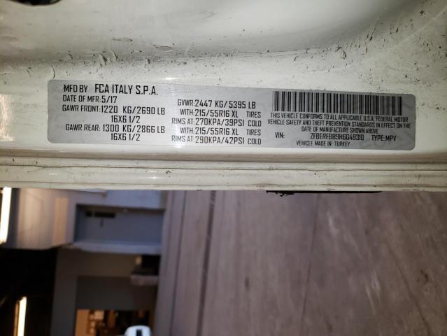 ZFBERFBB9H6G49310 - 2017 RAM PROMASTER SLT 白色 照片 13