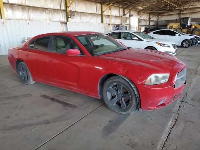 2C3CDXBG9CH142176 - 2012 DODGE CHARGER SE RED photo 4