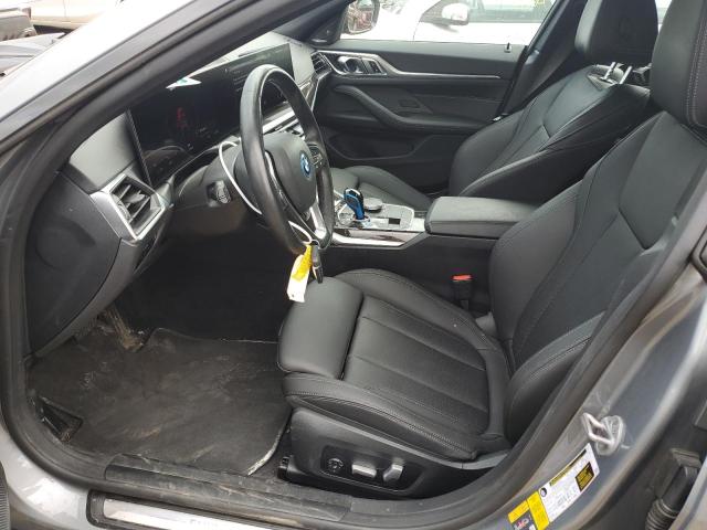 WBY43AW01PFP44489 - 2023 BMW I4 EDRIVE 35 GRAY photo 7