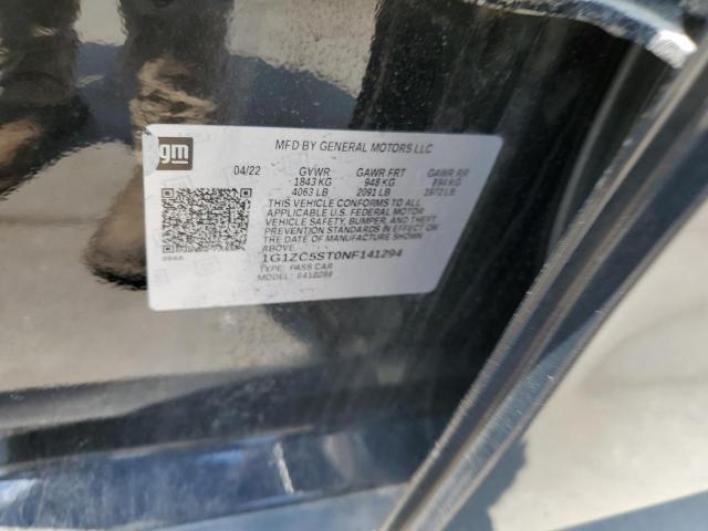 1G1ZC5ST0NF141294 - 2022 CHEVROLET MALIBU LS 黑色 照片 13