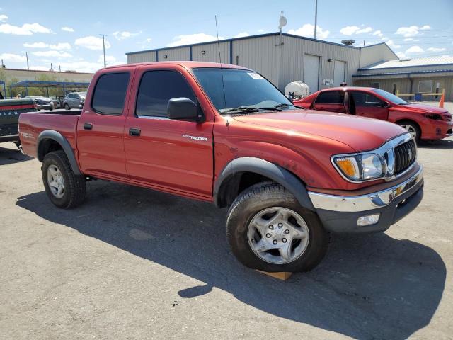 5TEGN92N13Z181160 - 2003 TOYOTA TACOMA DOUBLE CAB PRERUNNER BURGUNDY photo 4