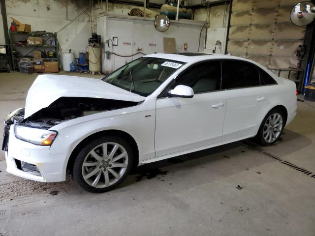 WAUBFAFL7EN016427 - 2014 AUDI A4 PREMIUM WHITE photo 1