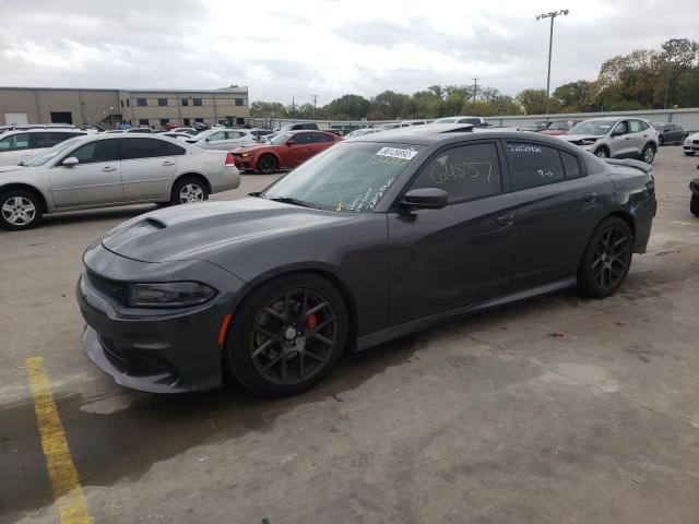 2C3CDXGJ4GH132777 - 2016 DODGE CHARGER R/T SCAT PACK GRAY photo 1