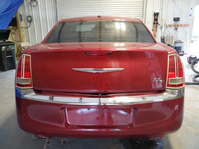 2C3CCAET6DH657355 - 2013 CHRYSLER 300C RED photo 6