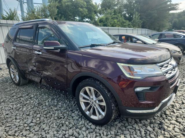 1FM5K8FH2JGB62003 - 2018 FORD EXPLORER LIMITED 栗色 照片 4