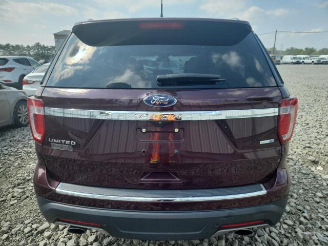 1FM5K8FH2JGB62003 - 2018 FORD EXPLORER LIMITED 栗色 照片 6