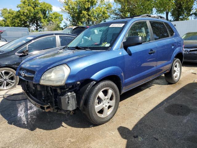 KM8JM12B66U336021 - 2006 HYUNDAI TUSCON GL BLUE photo 1