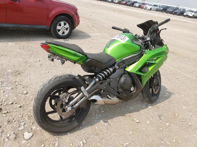 JKAEXEE14CDA05308 - 2012 KAWASAKI EX650 EC GREEN photo 4