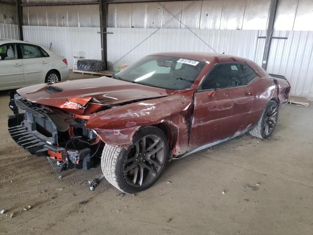 2C3CDZFJ7MH507103 - 2021 DODGE CHALLENGER R/T SCAT PACK BROWN photo 1