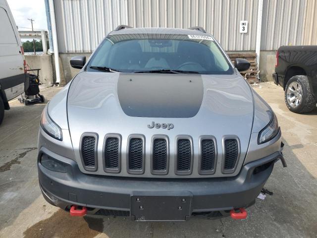 1C4PJMBB5EW241252 - 2014 JEEP CHEROKEE TRAILHAWK SILVER photo 5