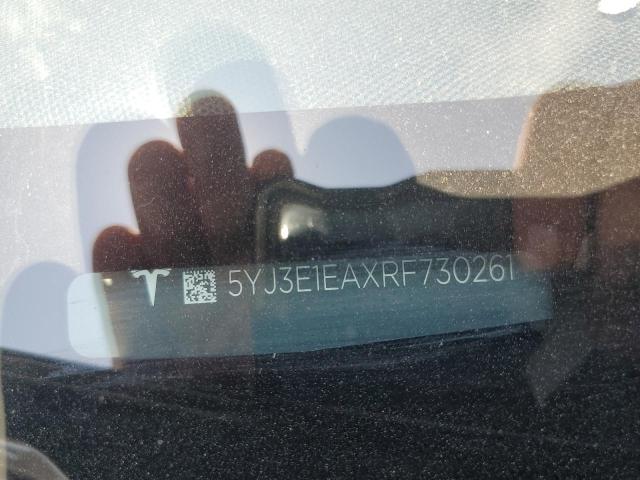 5YJ3E1EAXRF730261 - 2024 TESLA MODEL 3 ნაცრისფერი ფოტო 12