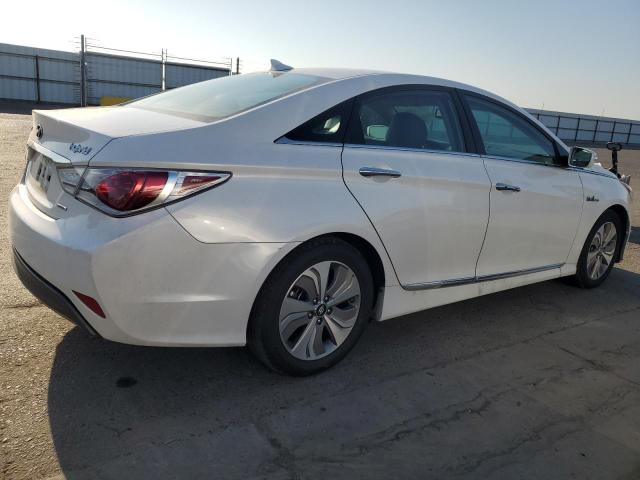 KMHEC4A48DA091861 - 2013 HYUNDAI SONATA HYBRID WHITE photo 3