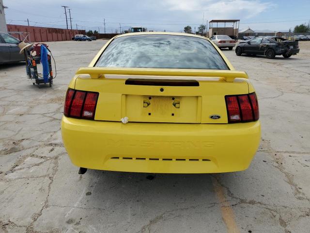 1FAFP40482F129755 - 2002 FORD MUSTANG YELLOW photo 6