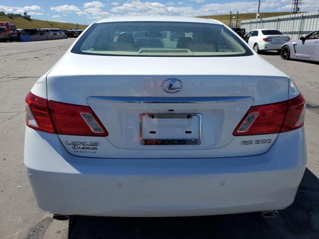 JTHBJ46G692281531 - 2009 LEXUS ES 350 WHITE photo 6