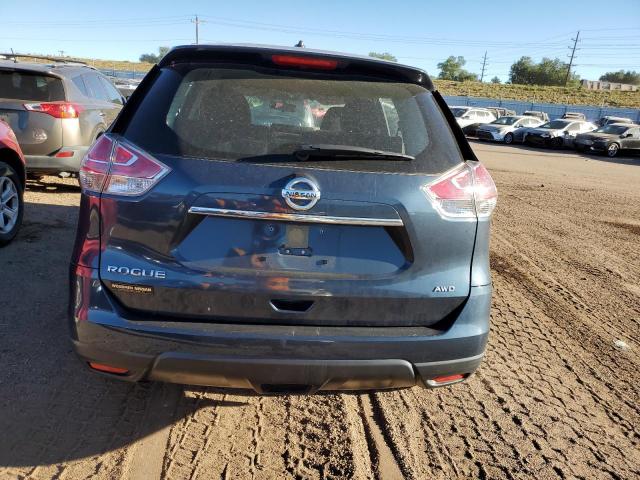 JN8AT2MV7GW142886 - 2016 NISSAN ROGUE S BLUE photo 6