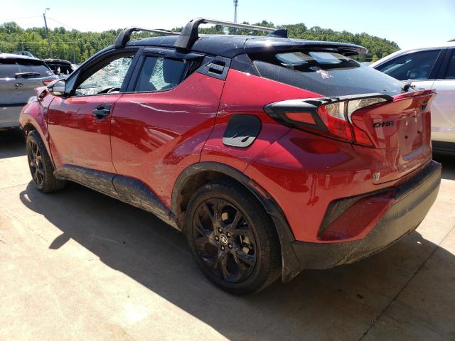 JTNKHMBXXM1114957 - 2021 TOYOTA C-HR XLE RED photo 2