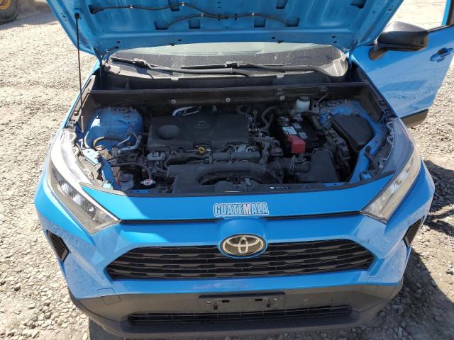 JTMF1RFV9KD043598 - 2019 TOYOTA RAV4 LE BLUE photo 12